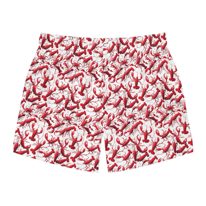 Ocean State Styles Lobster Print Swim Trunks Drawstring