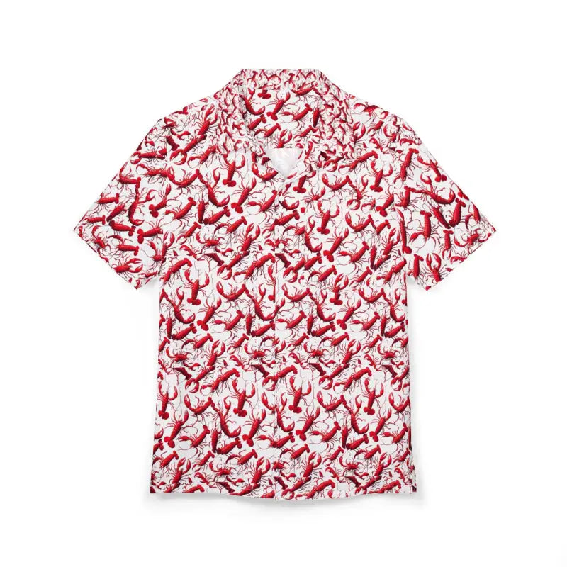 Ocean State Styles SeaBreeze Lobster Print Hawaiian Shirt