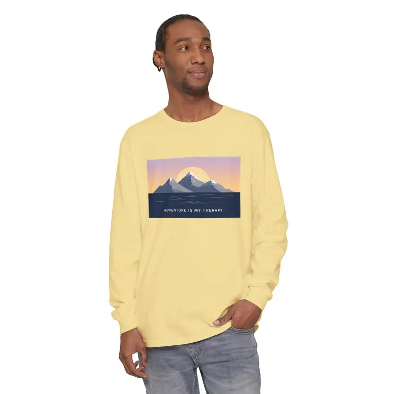 Ocean State Styles Long Sleeve Mountain Sunrise T Shirt