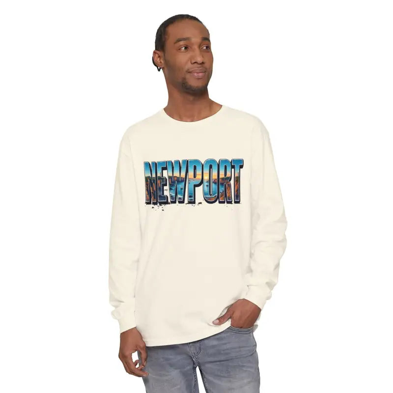 Ocean State Styles T Shirt Newport Beach Vibes Long Sleeve