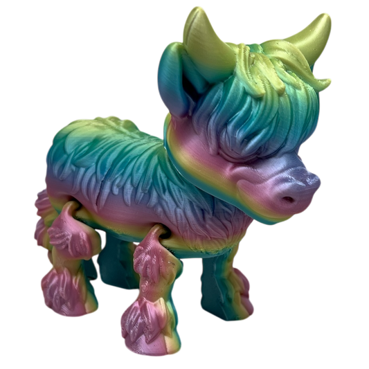 Sweetheart Highland Cow  - Pastel Color
