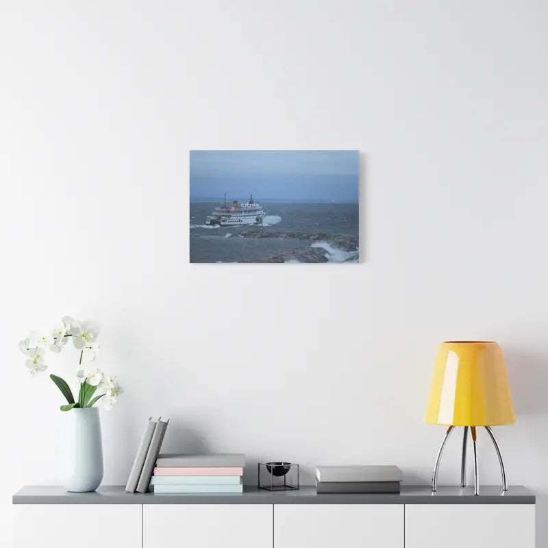 Ocean State Styles Canvas Print Anna C Block Island Ferry