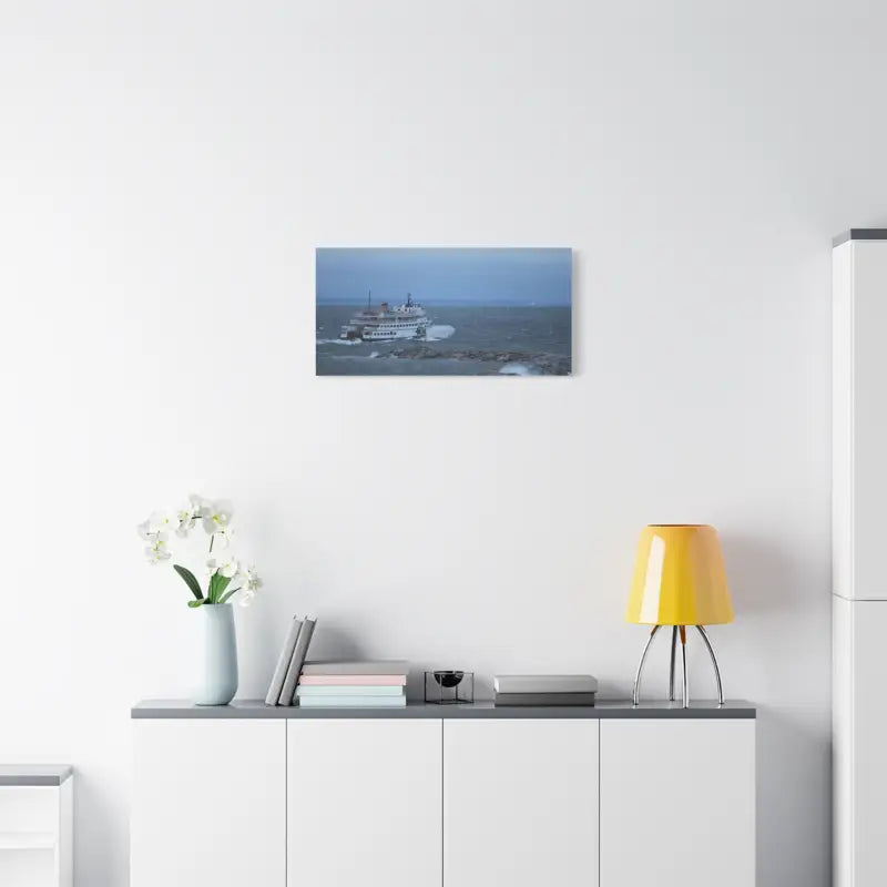 Ocean State Styles Canvas Print Anna C Block Island Ferry