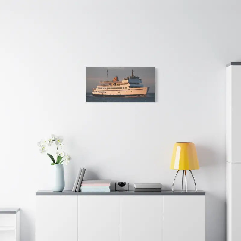 Ocean State Styles Canvas Wall Art Block Island Ferry