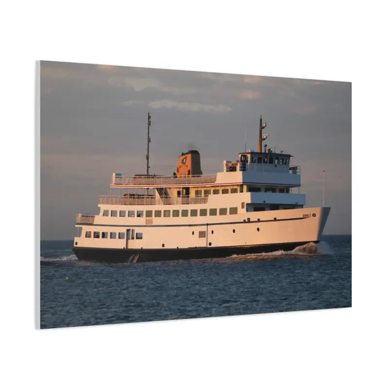 Ocean State Styles Canvas Wall Art Block Island Ferry