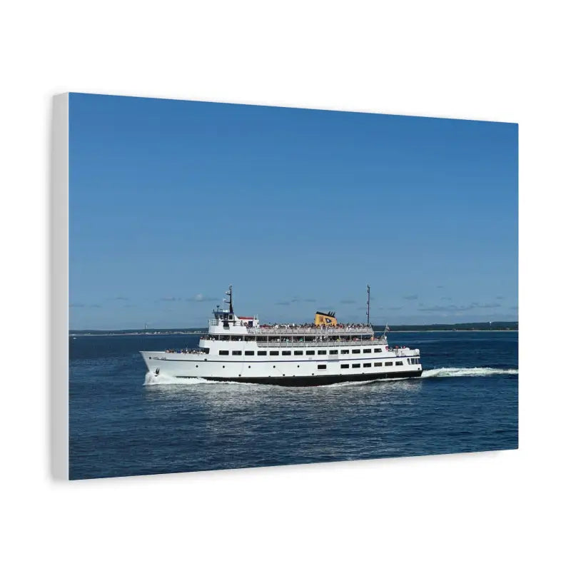 Ocean State Styles Canvas Print Block Island Ferry
