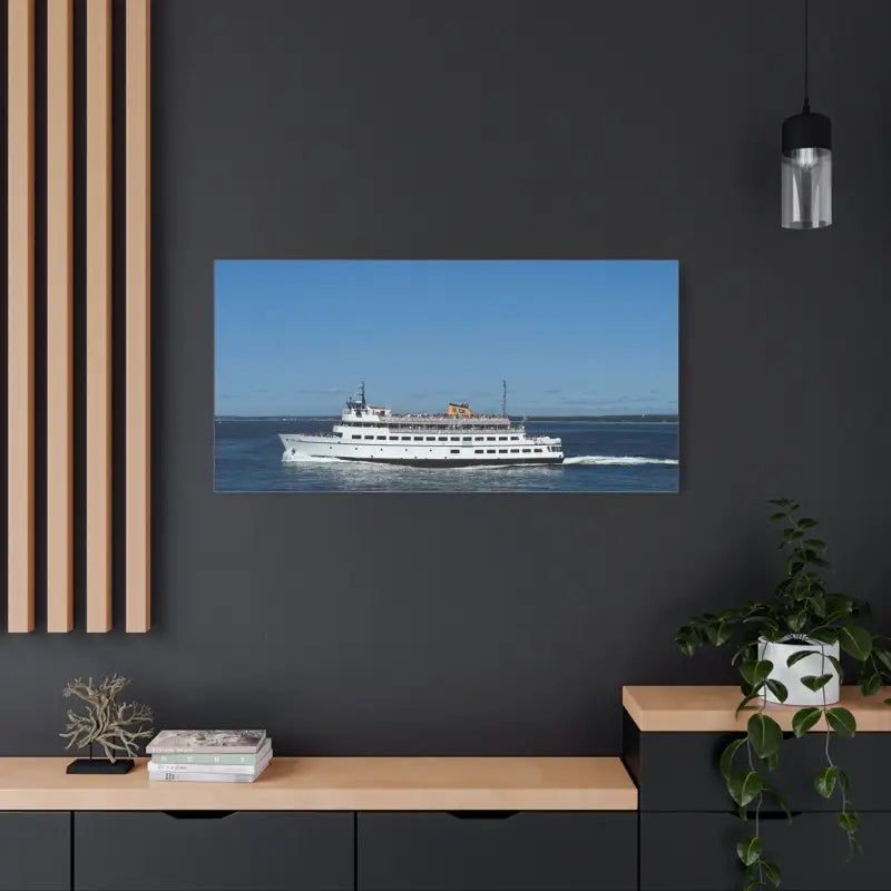 Ocean State Styles Canvas Print Block Island Ferry
