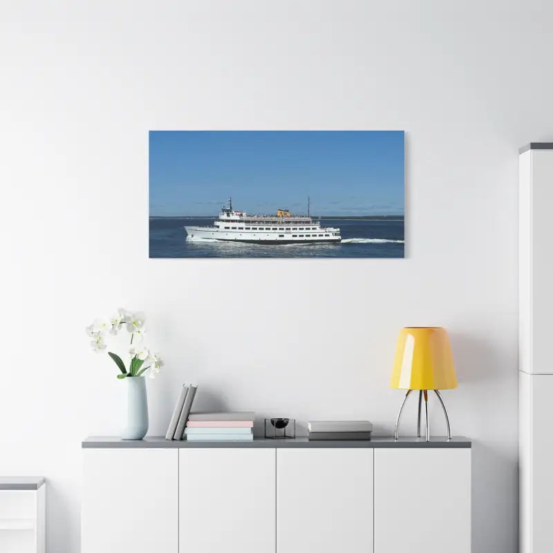 Ocean State Styles Canvas Print Block Island Ferry