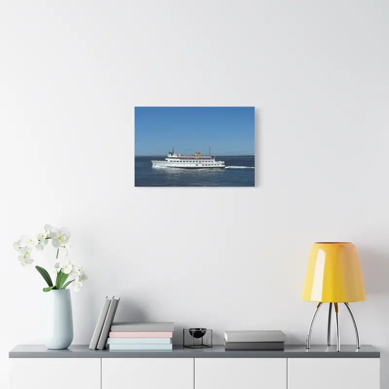 Ocean State Styles Canvas Print Block Island Ferry