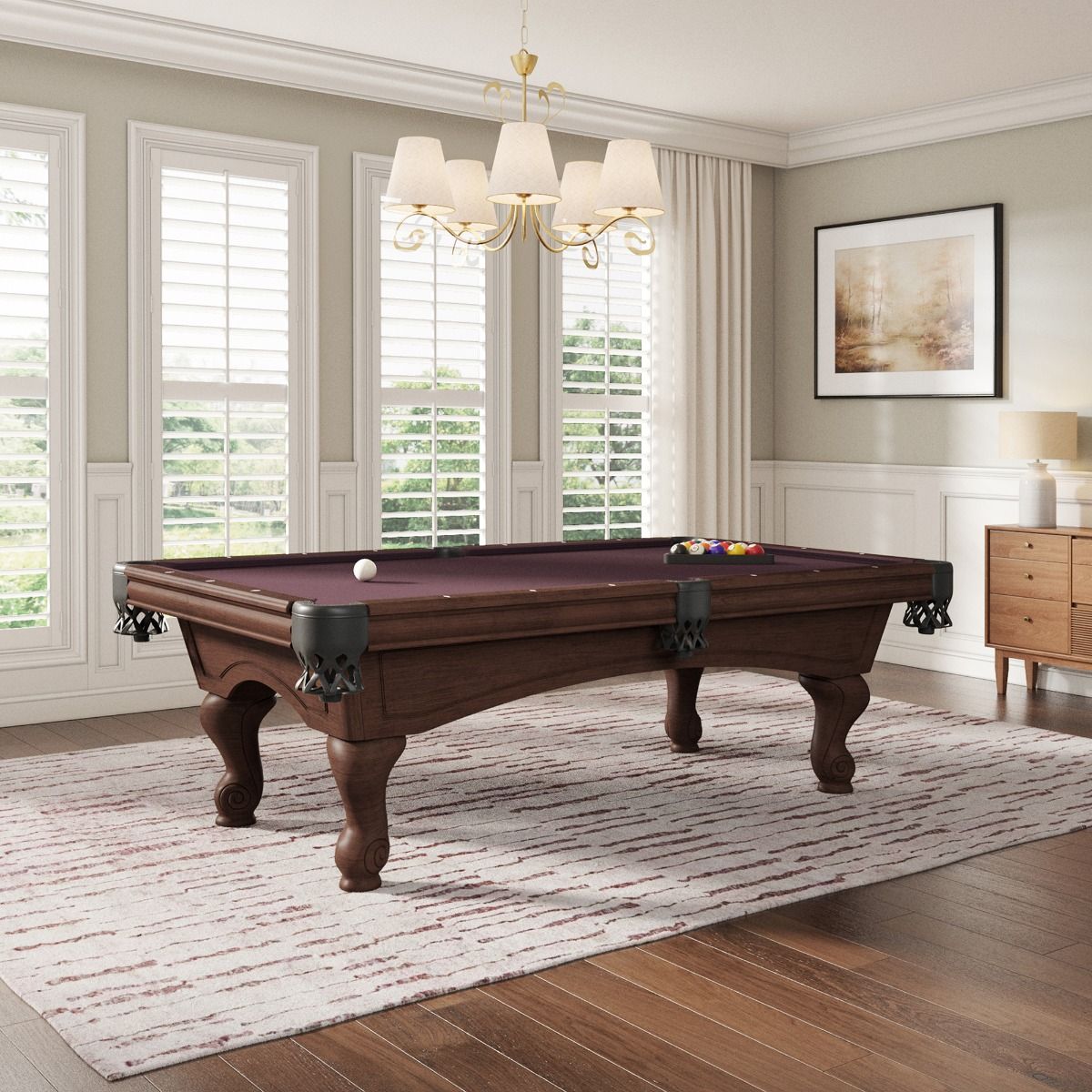 Plank & Hide Madaris 8' Pool Table