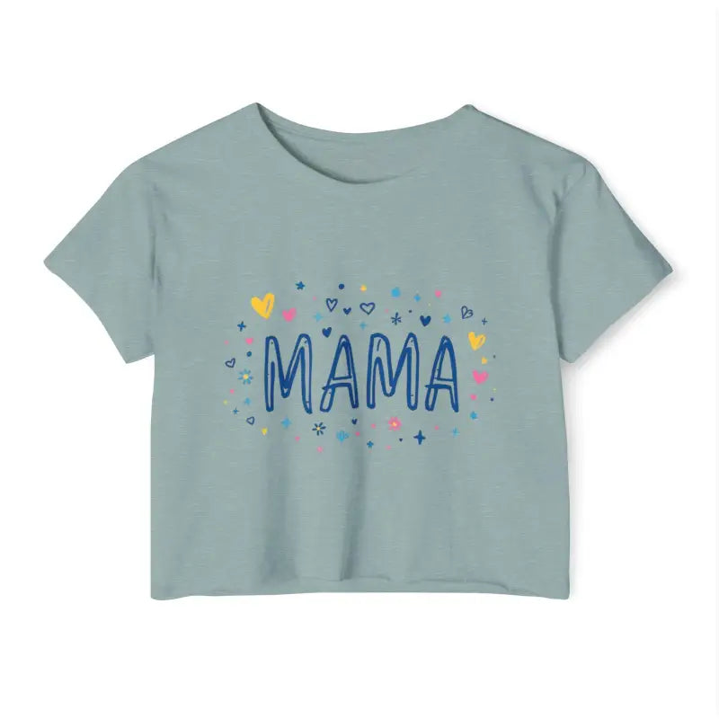 Ocean State Styles Mama Crop Top Women Festival Wear