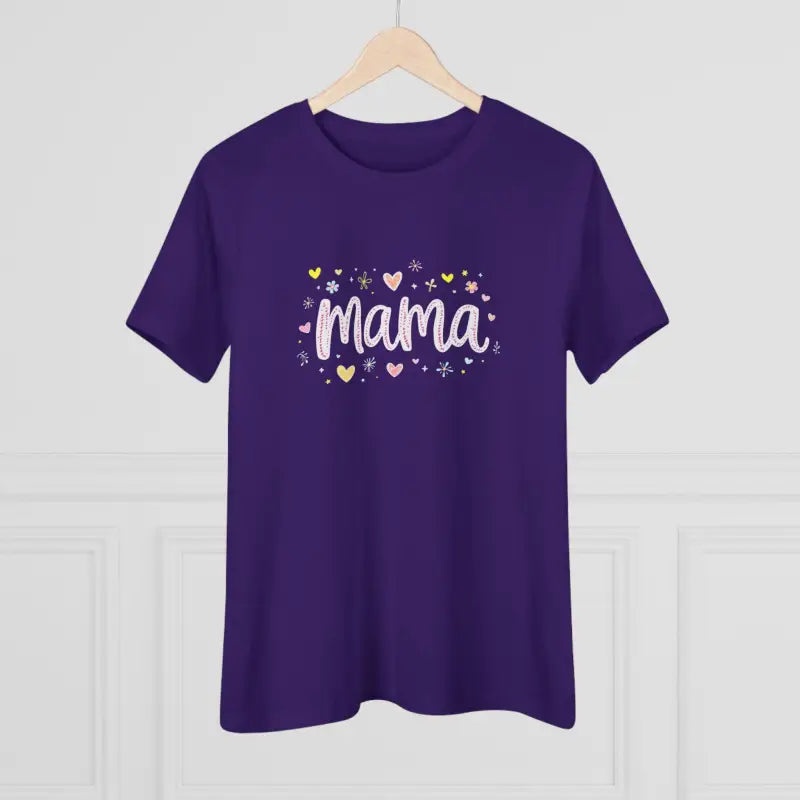 Ocean State Styles T Shirt Mama Heart Womens Cotton Classic