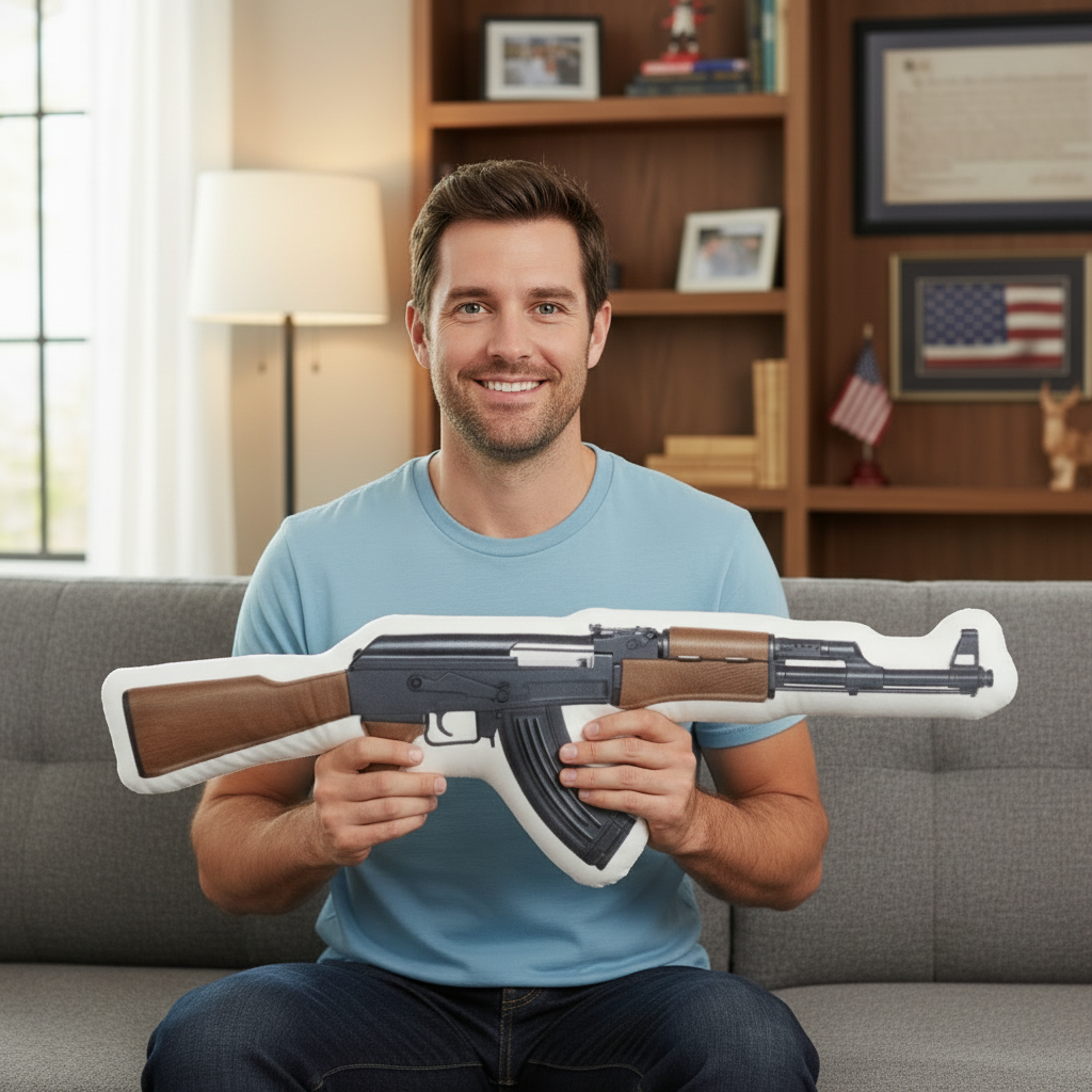 AK-47 Pillow - Pewlows Collection - 4LibertyShop.com