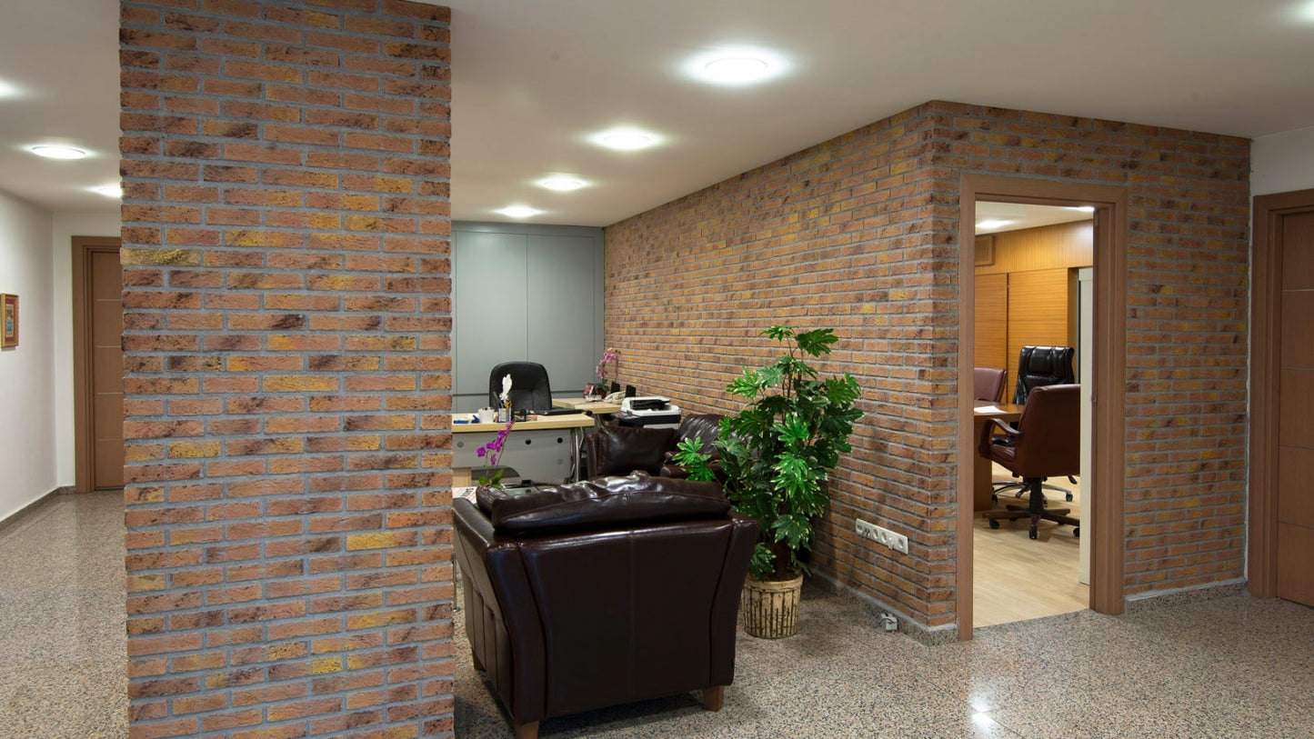 Slimfix Heather Manufactured Stone Handmade Thin Brick Veneer - Livfloors Collection