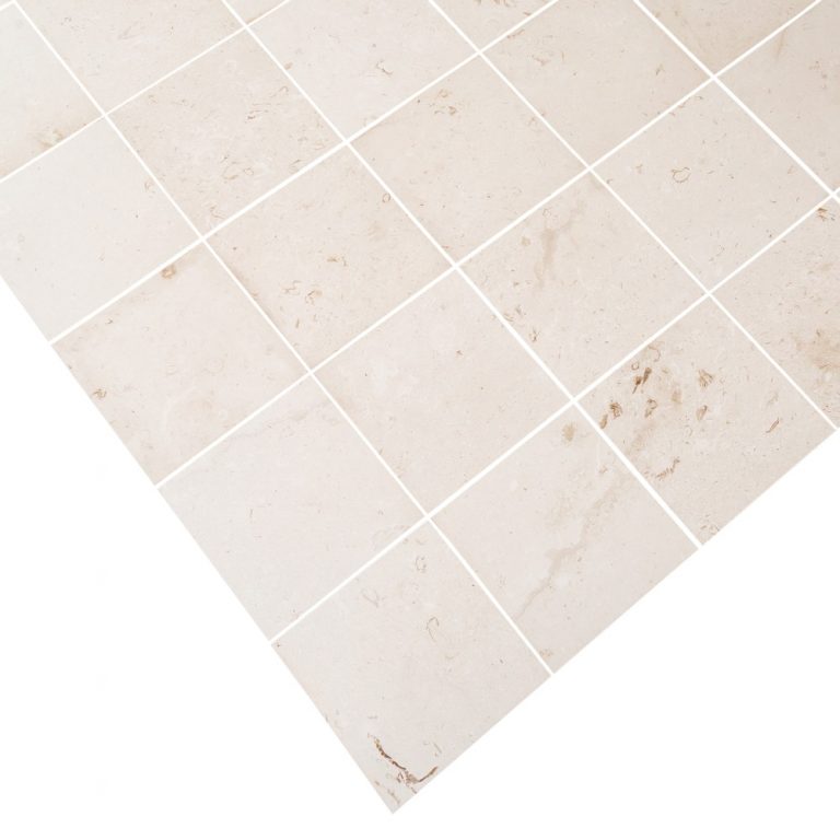 Mayra White Limestone Polished Floor and Wall Tile-Large Format - Livfloors Collection