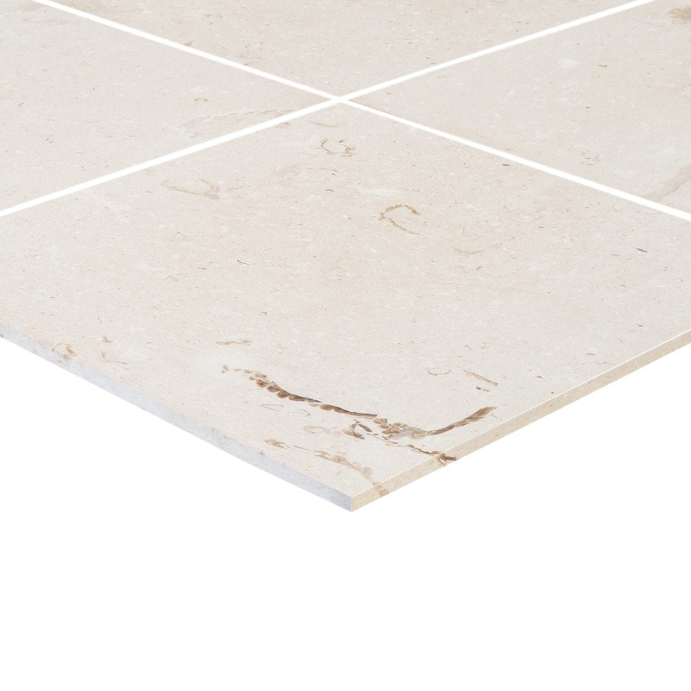 Mayra White Limestone Honed Floor and Wall Tile-Large Format - Livfloors Collection