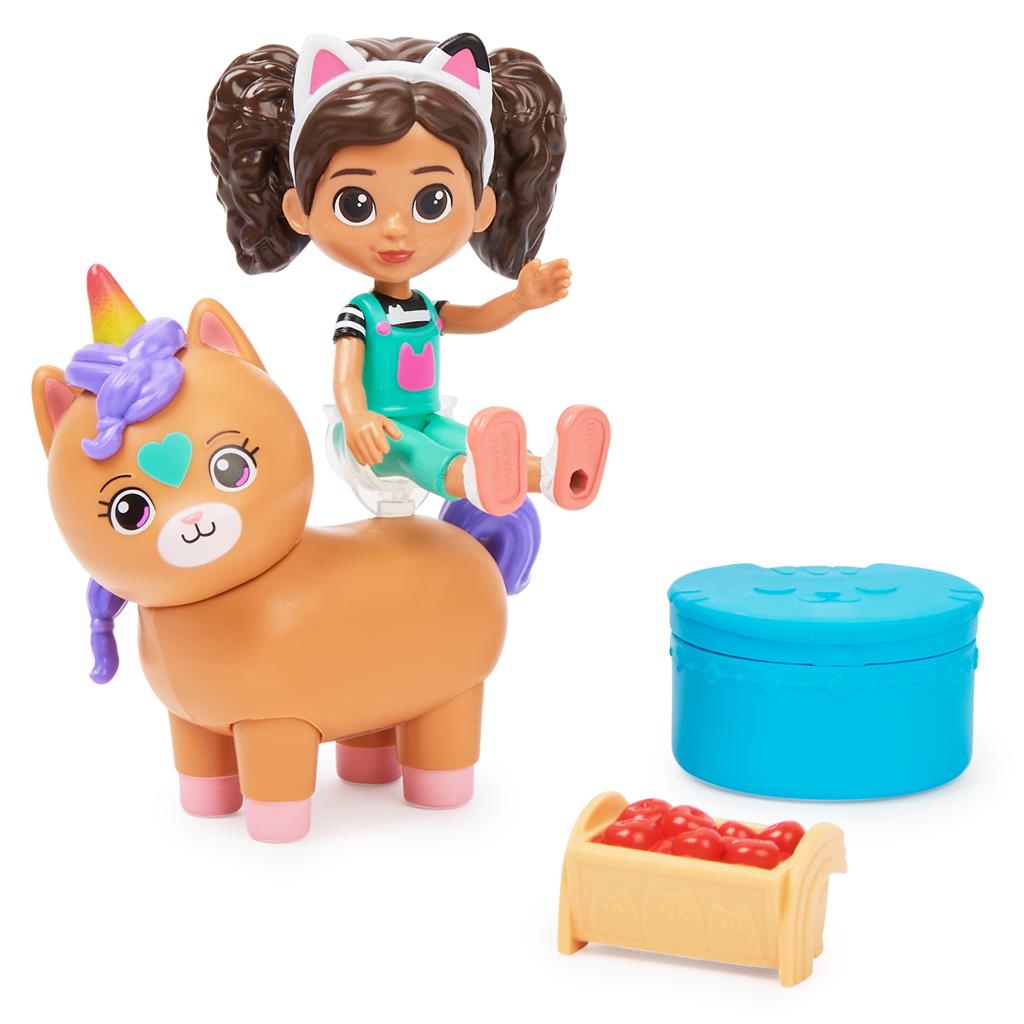 Gabbys Dollhouse Gabby Girl and Kico The Kittycorn Toy Figures