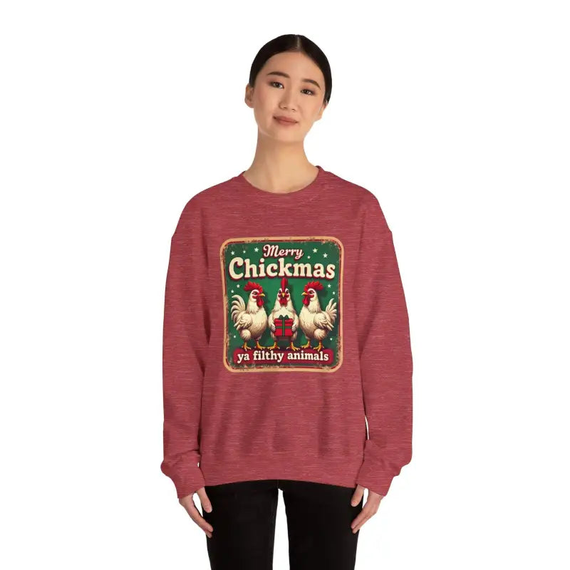 Ocean State Styles Merry Chickmas Crewneck Sweatshirt