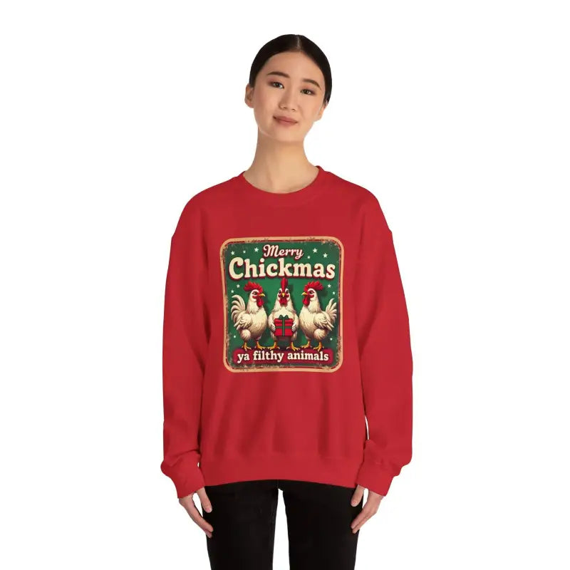 Ocean State Styles Merry Chickmas Crewneck Sweatshirt