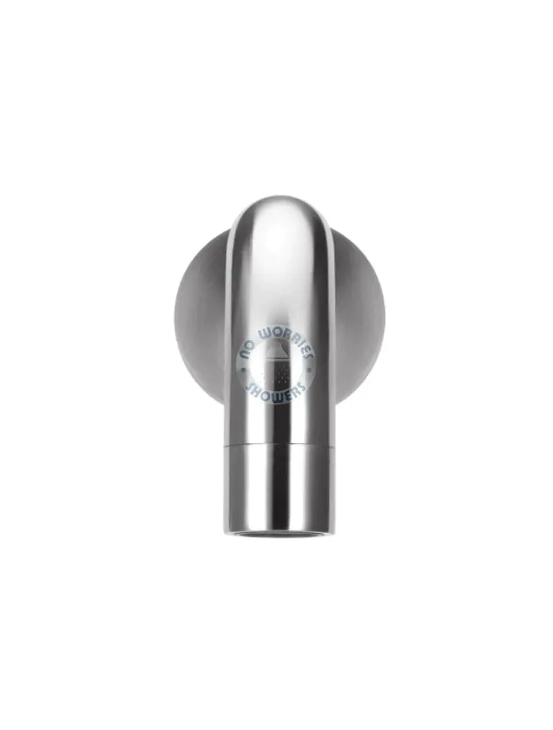 No Worries Showers Miami Outdoor Marine Grade 316L Stainless Steel All Purpose Spout & Hot/Cold Mixer Set