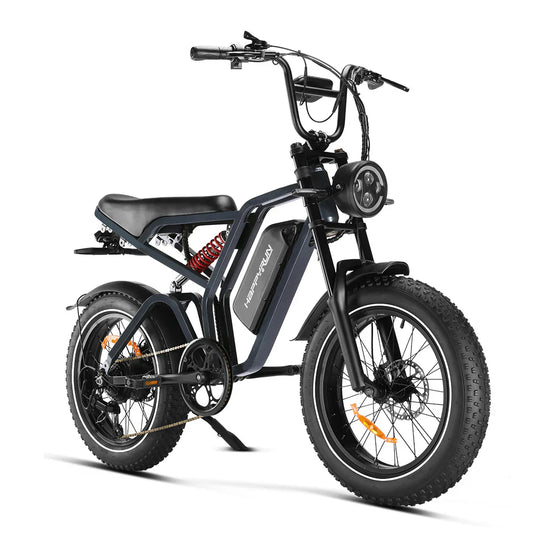 HappyRun Tank G60 Pro 2000W Moped Style Offroad Electric Bike Fat Tire
