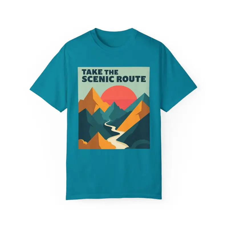 Ocean State Styles T Shirt Mountain Graphic Unisex Dye