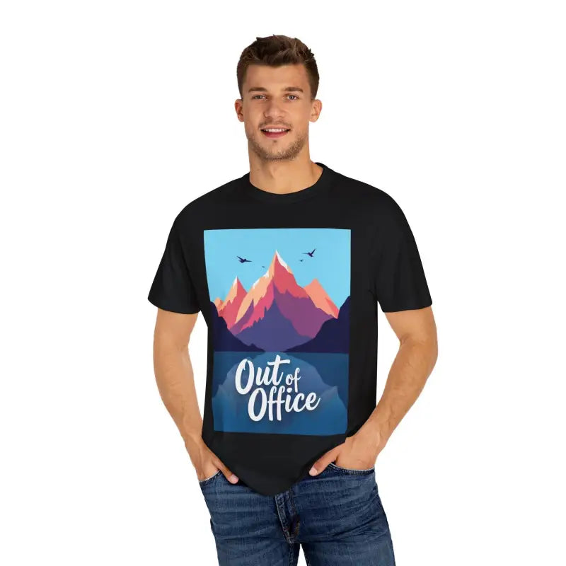 Ocean State Styles Out Of Office Mountain Graphic T Shirt