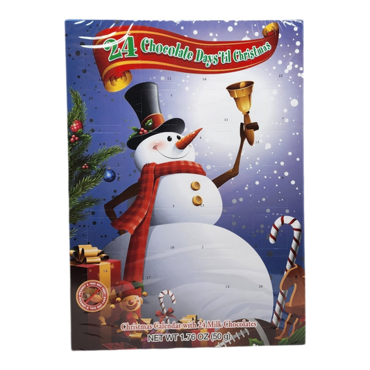 Chocolate Advent Calendar (1.76 oz) - Snowman
