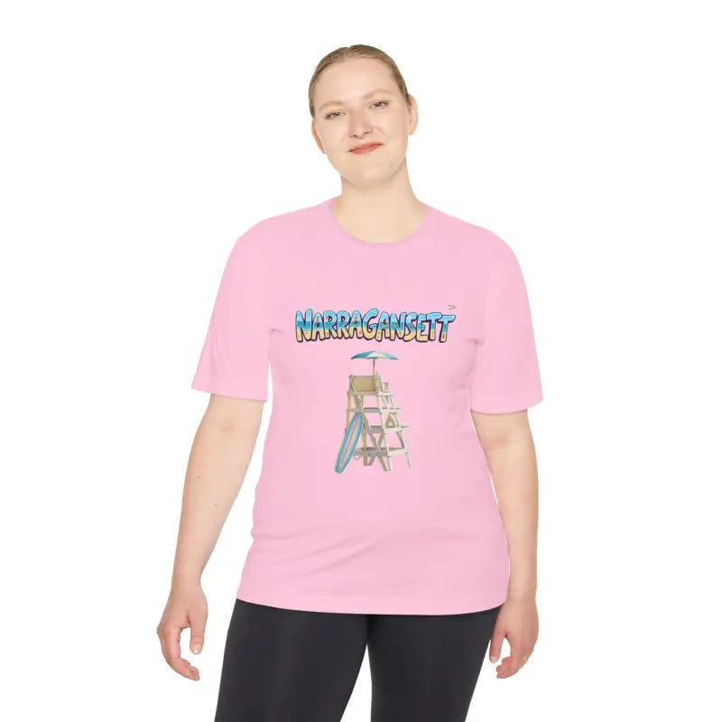 Ocean State Styles Narragansett Lifeguard T Shirt Wicking