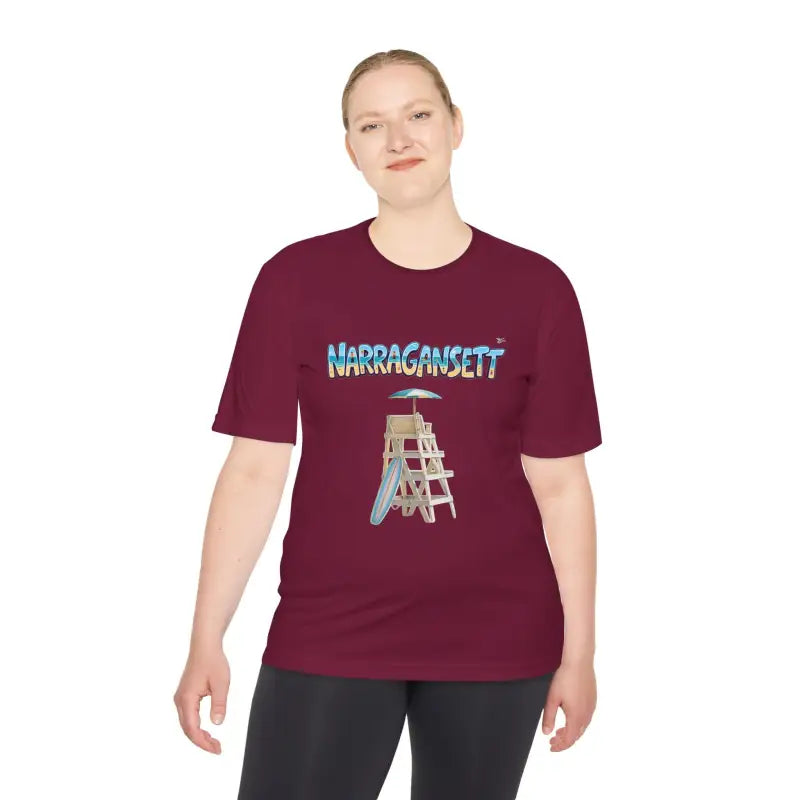 Ocean State Styles Narragansett Lifeguard T Shirt Wicking