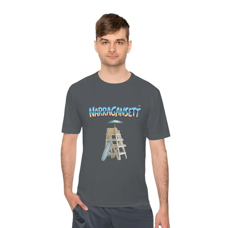 Ocean State Styles Narragansett Lifeguard T Shirt Wicking
