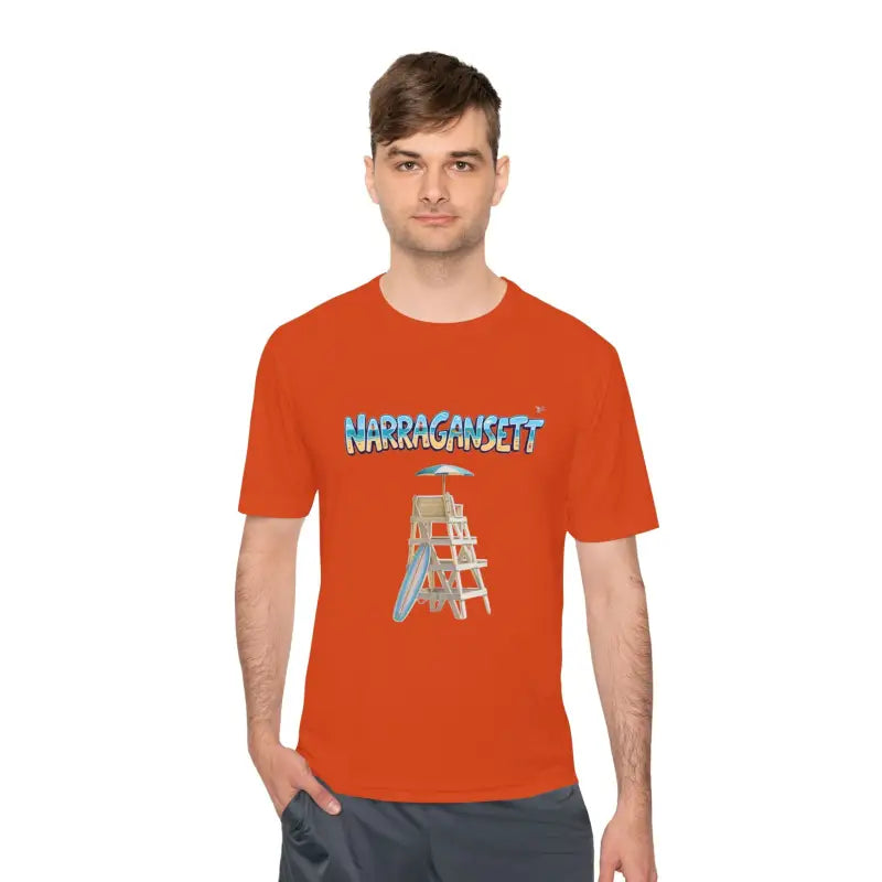 Ocean State Styles Narragansett Lifeguard T Shirt Wicking
