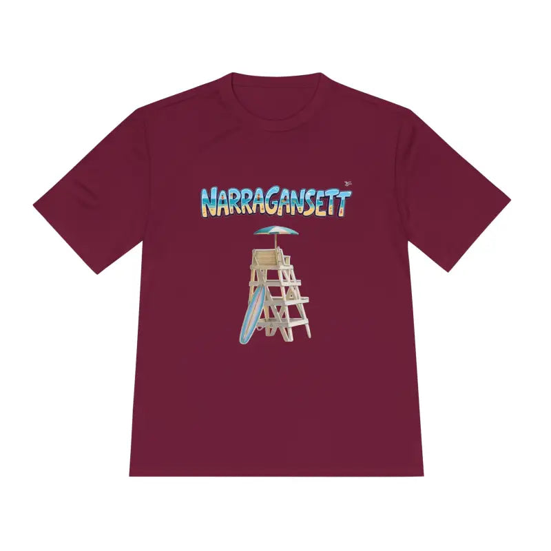 Ocean State Styles Narragansett Lifeguard T Shirt Wicking