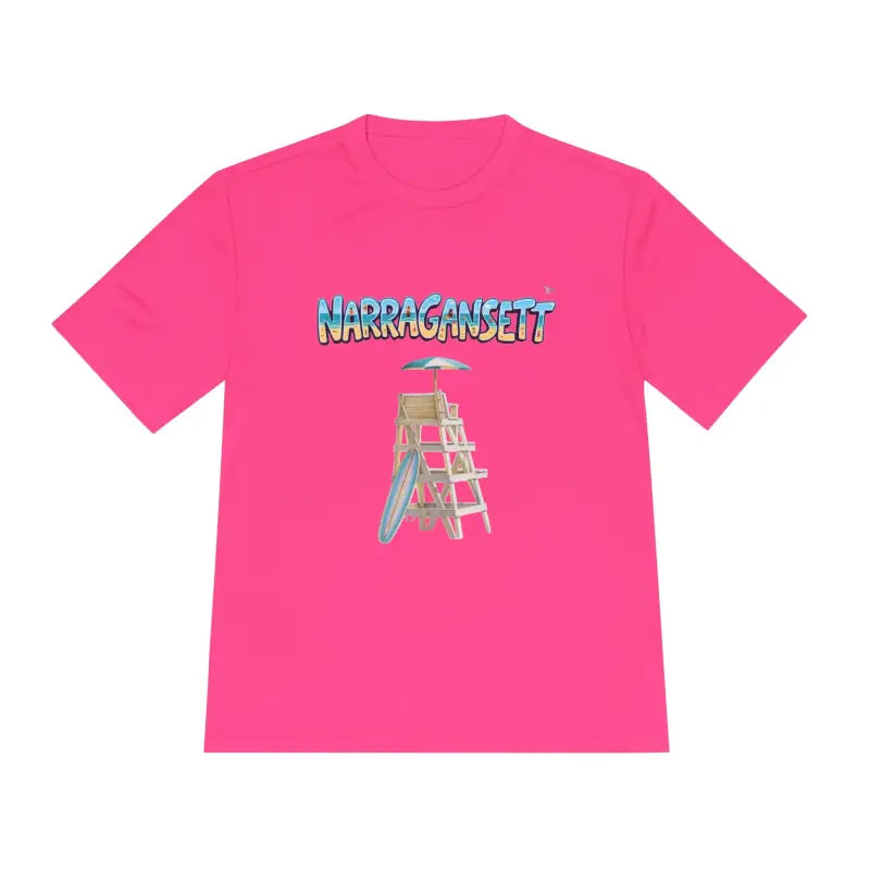 Ocean State Styles Narragansett Lifeguard T Shirt Wicking