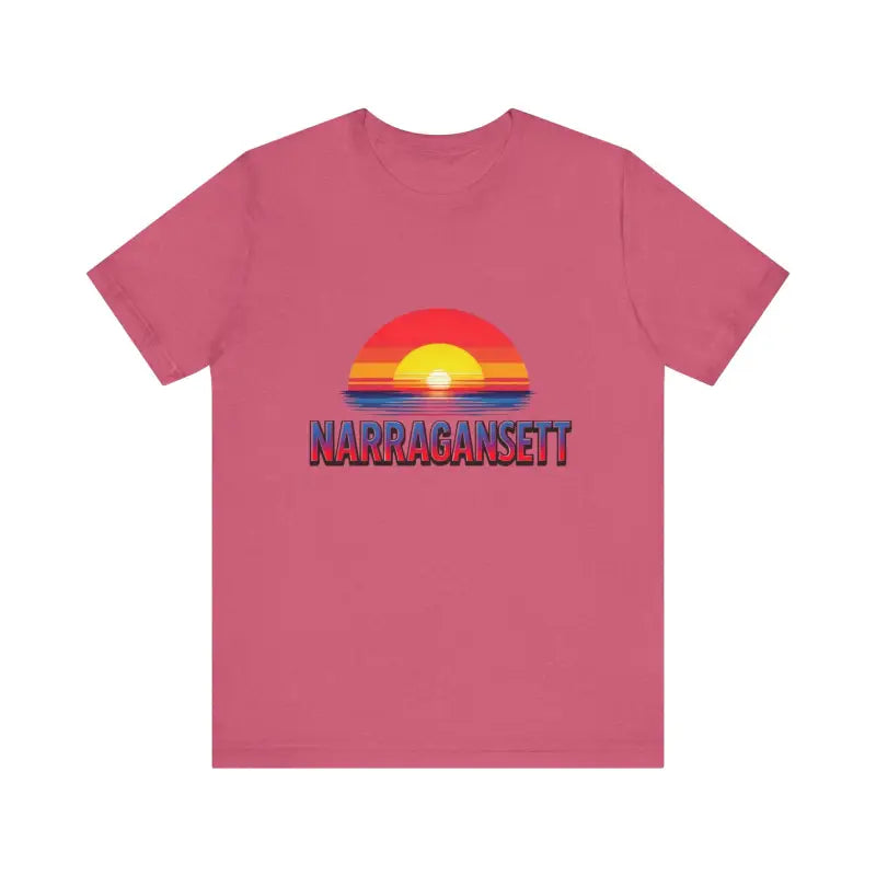 Ocean State Styles T Shirt Narragansett Sunset Beach Lovers