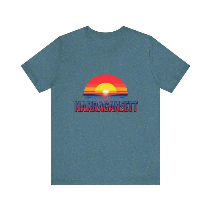Ocean State Styles T Shirt Narragansett Sunset Beach Lovers