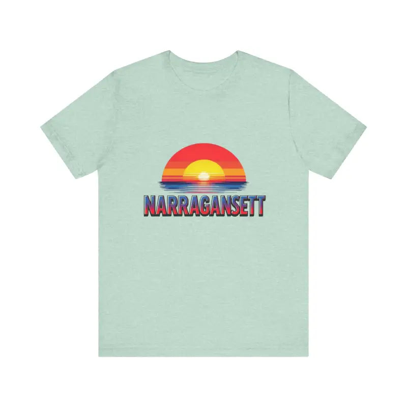 Ocean State Styles T Shirt Narragansett Sunset Beach Lovers