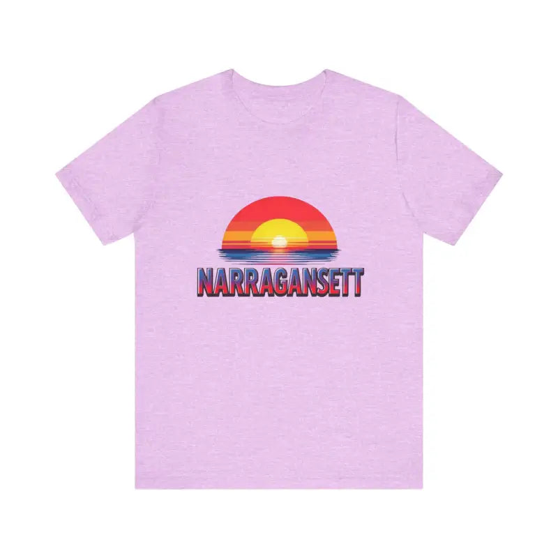 Ocean State Styles T Shirt Narragansett Sunset Beach Lovers