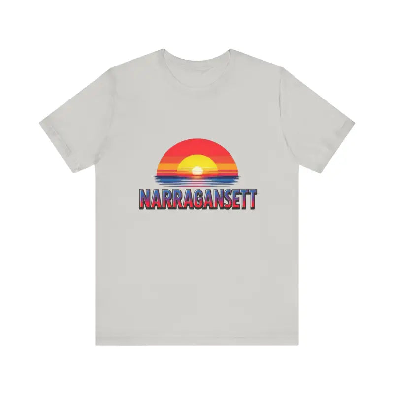 Ocean State Styles T Shirt Narragansett Sunset Beach Lovers