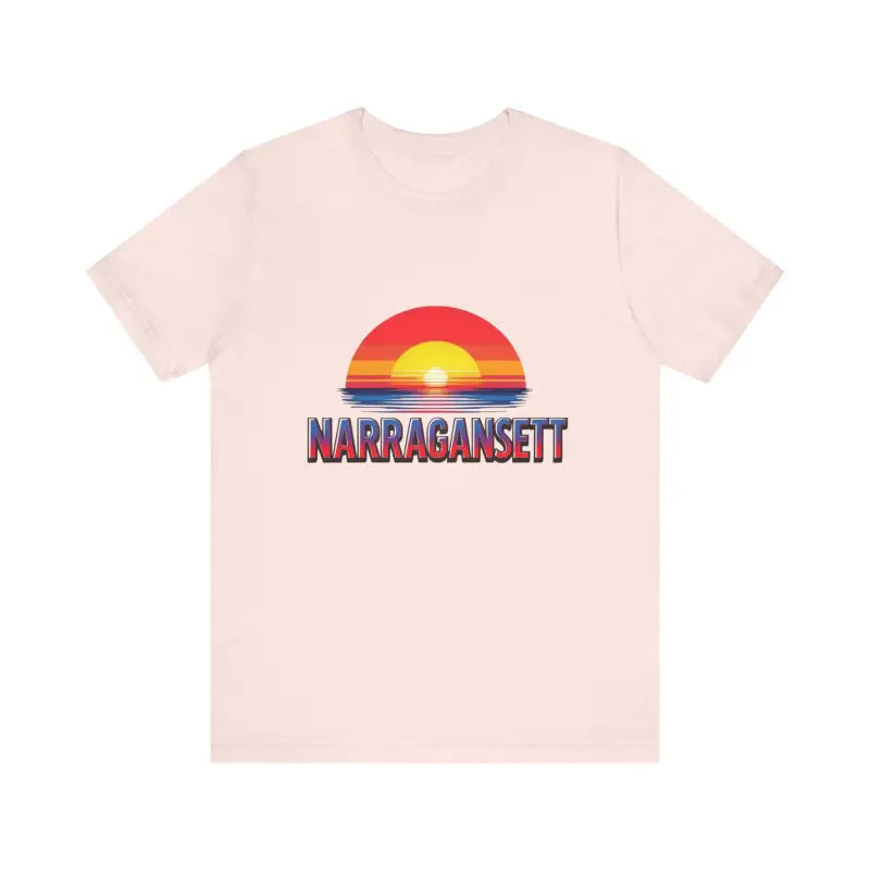 Ocean State Styles T Shirt Narragansett Sunset Beach Lovers