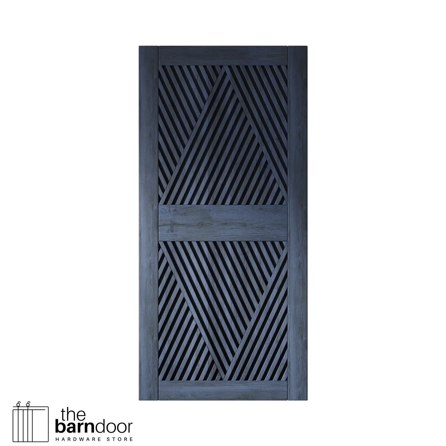 Diamond Pattern Pine Wood DIY Barn Door