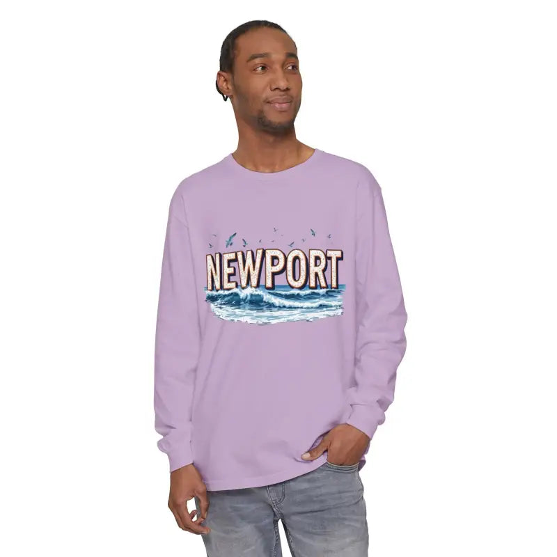 Ocean State Styles Newport Beach Long Sleeve T Shirt