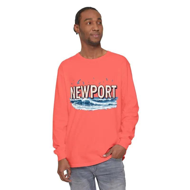 Ocean State Styles Newport Beach Long Sleeve T Shirt