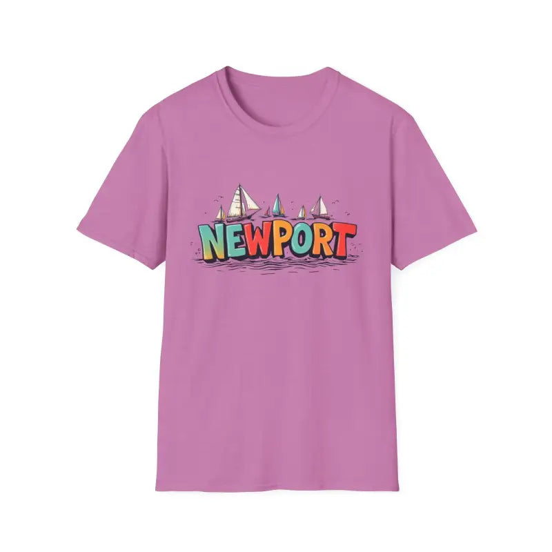 Ocean State Styles Newport Sailing Softstyle Unisex T Shirt