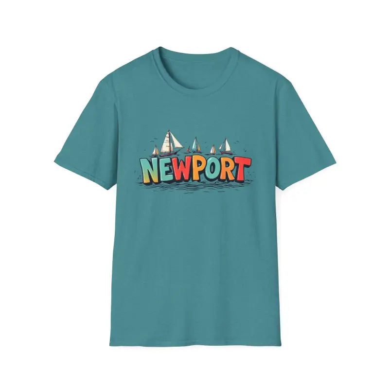 Ocean State Styles Newport Sailing Softstyle Unisex T Shirt