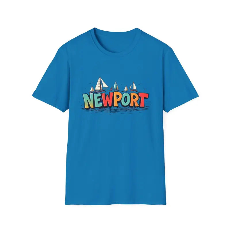 Ocean State Styles Newport Sailing Softstyle Unisex T Shirt