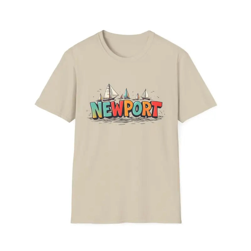 Ocean State Styles Newport Sailing Softstyle Unisex T Shirt