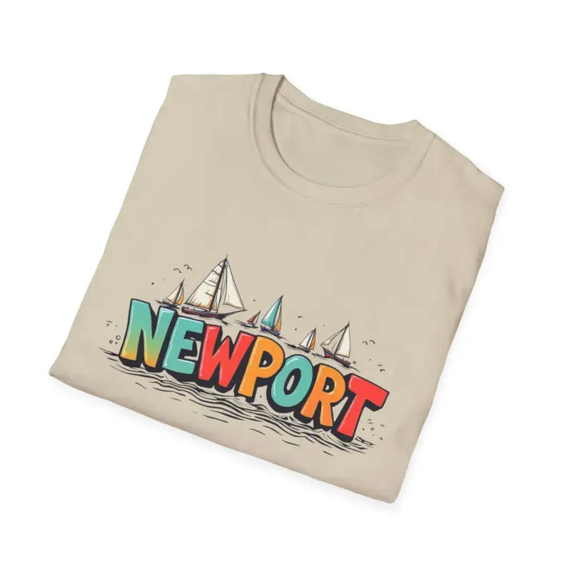 Ocean State Styles Newport Sailing Softstyle Unisex T Shirt