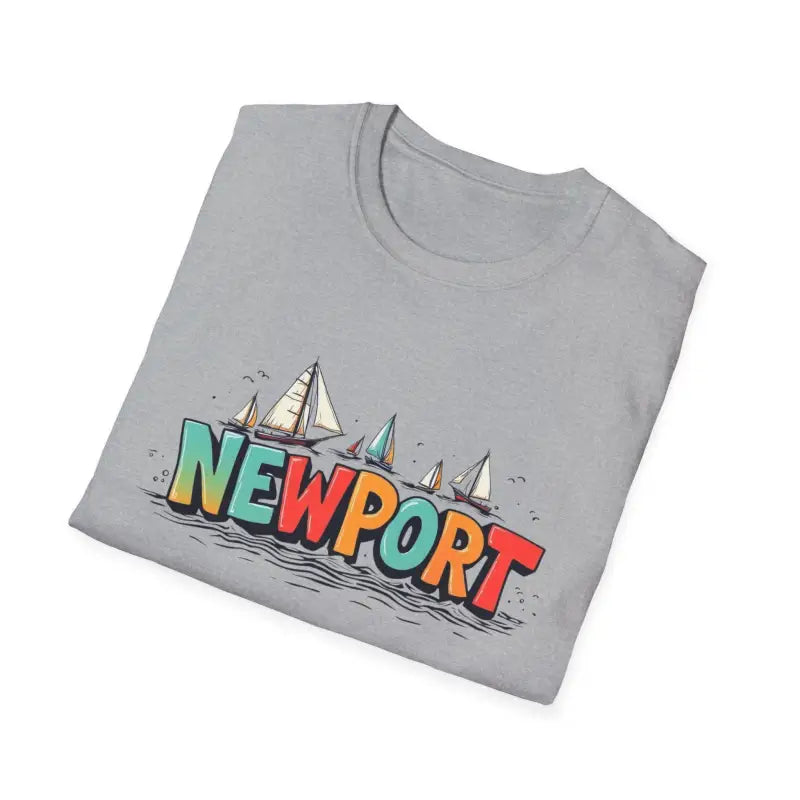 Ocean State Styles Newport Sailing Softstyle Unisex T Shirt