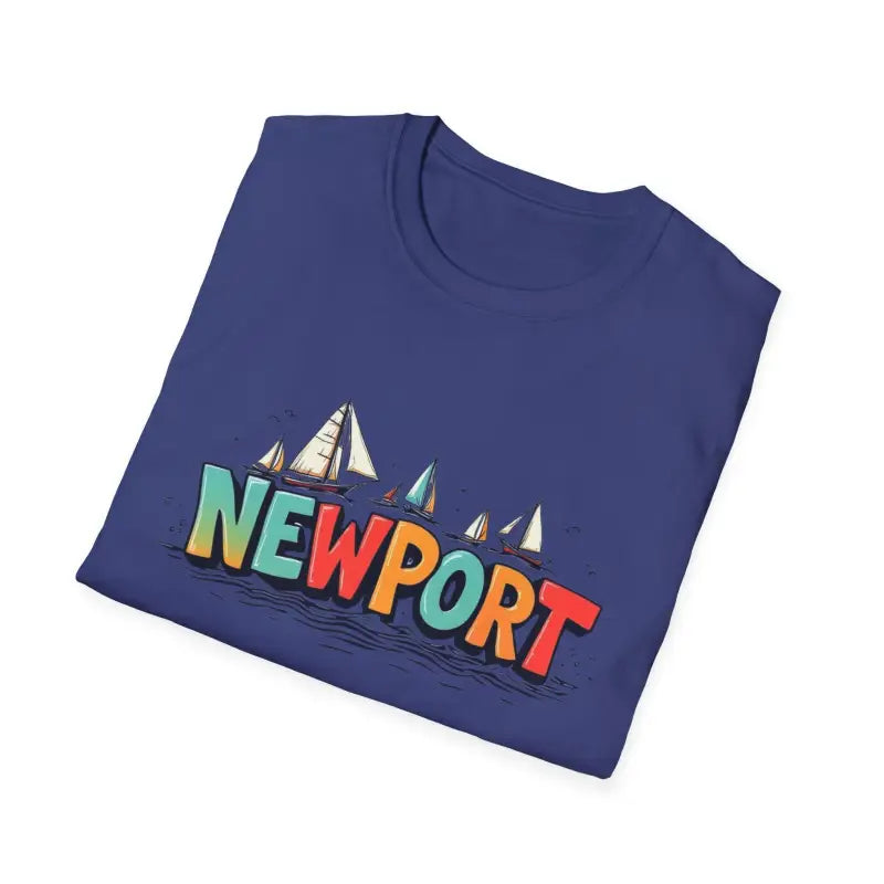 Ocean State Styles Newport Sailing Softstyle Unisex T Shirt